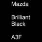 Preview: Mazda, Brilliant Black, A3F.